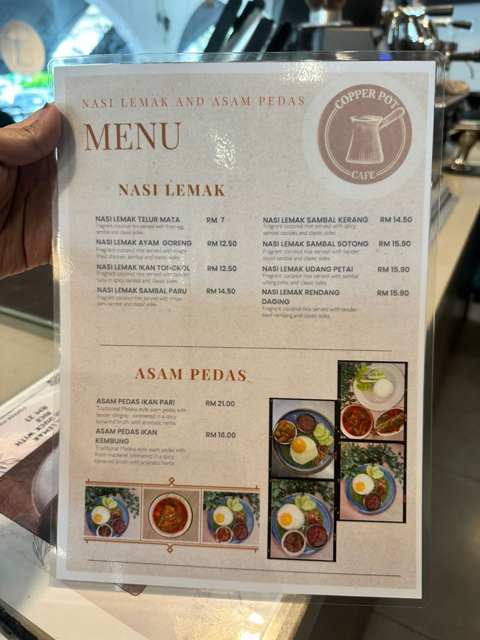 Copper Pot Cafe & Restaurant 菜单
